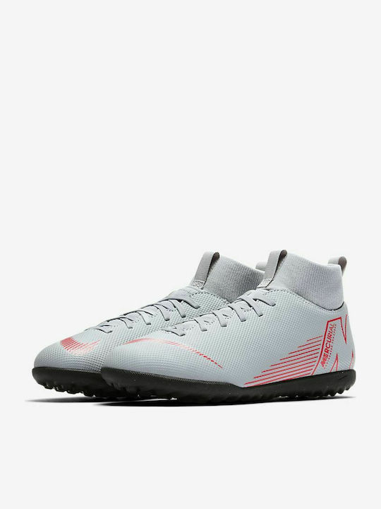 Superfly 6 Club TF TF Kids Soccer Cleats & Shoes Turf Grey