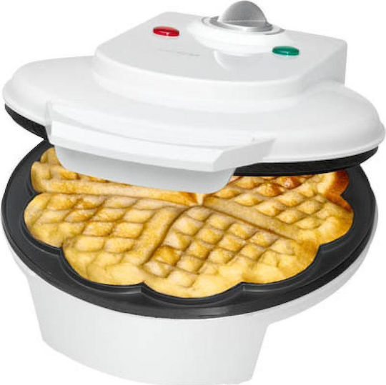 Clatronic WA 3491 Waffle Maker For Heart Waffles 1200W White