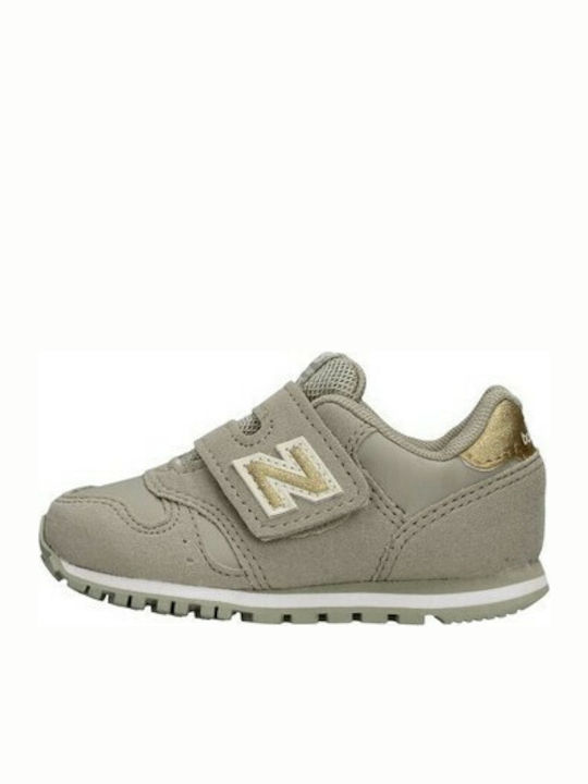 New Balance Classics Infant Kinder Sneakers mit Klettverschluss Gray