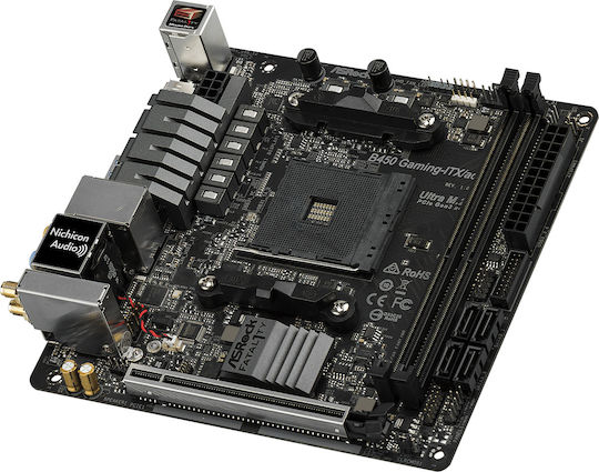 ASRock Fatal1ty B450 Gaming-ITX/ac Wi-Fi Motherboard Mini ITX με AMD AM4 Socket