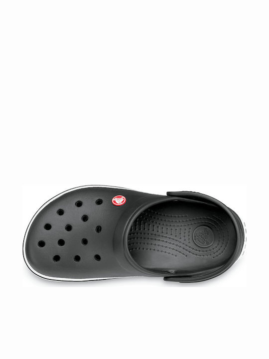 Crocs Crocband Ανδρικά Ανατομικά Σαμπό Μαύρα
