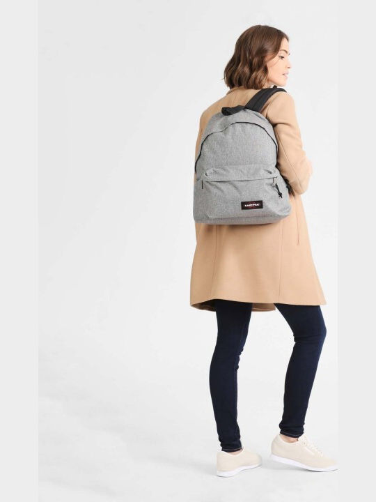 Eastpak Padded Pak'r School Bag Backpack Junior High-High School Gray with Water Bottle Holder 24Liters