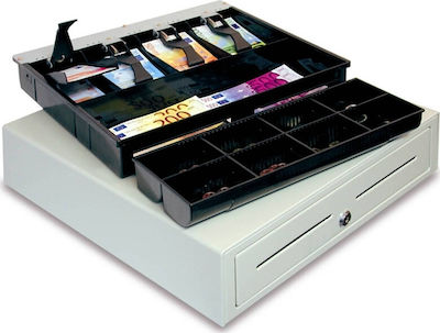 Olympia Magic Touch Cash Drawer with 8 Coin Slots and 4 Slots for Bills 41.5x41x11cm