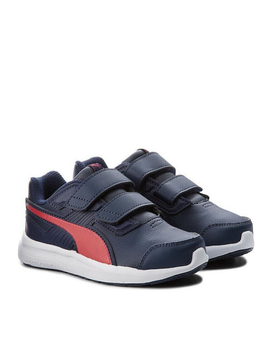 Escaper SL V Infant Kids Sports Shoes Running with Hoop & Loop Closure Navy Blue