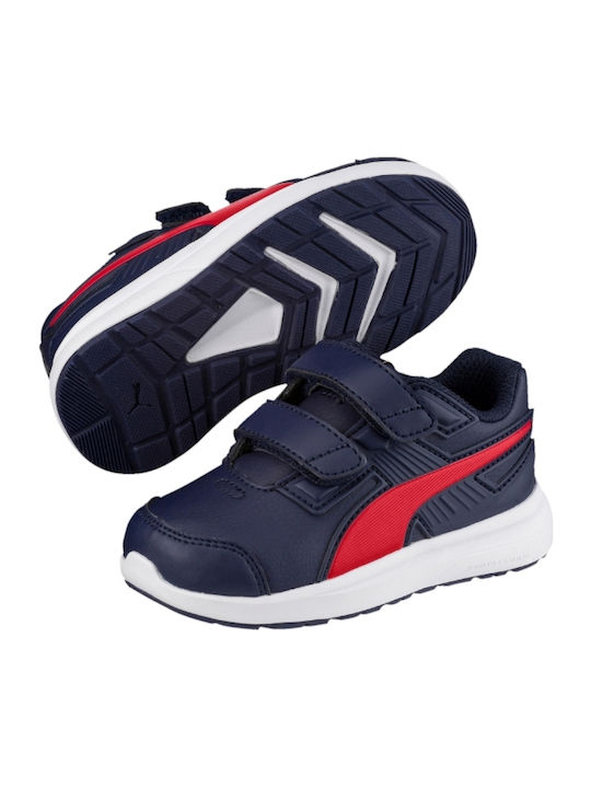 Escaper SL V Infant Kids Sports Shoes Running with Hoop & Loop Closure Navy Blue