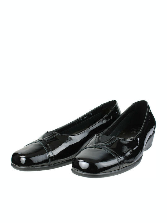 Boxer Women's Leather Slip-Ons Black