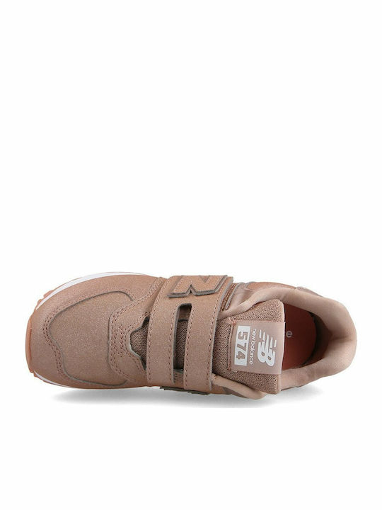 Classics Youth 574 Kids Sneakers with Scratch Pink