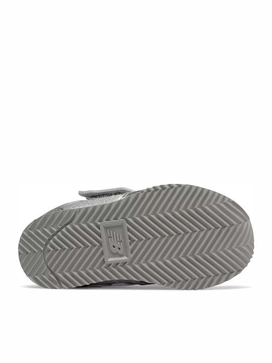 220 Kids Sneakers with Scratch Silver