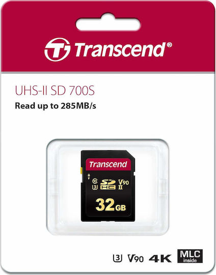 Transcend 700S SDHC 32GB Class 10 U3 V90 UHS-II