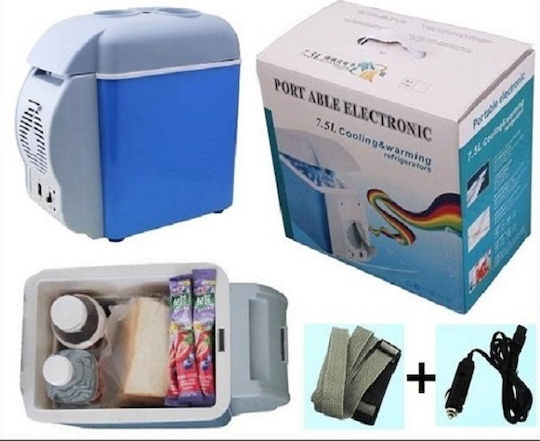 Huanjie Tragbares Kühlschrank Thermoelektrisch 7,5l Blau