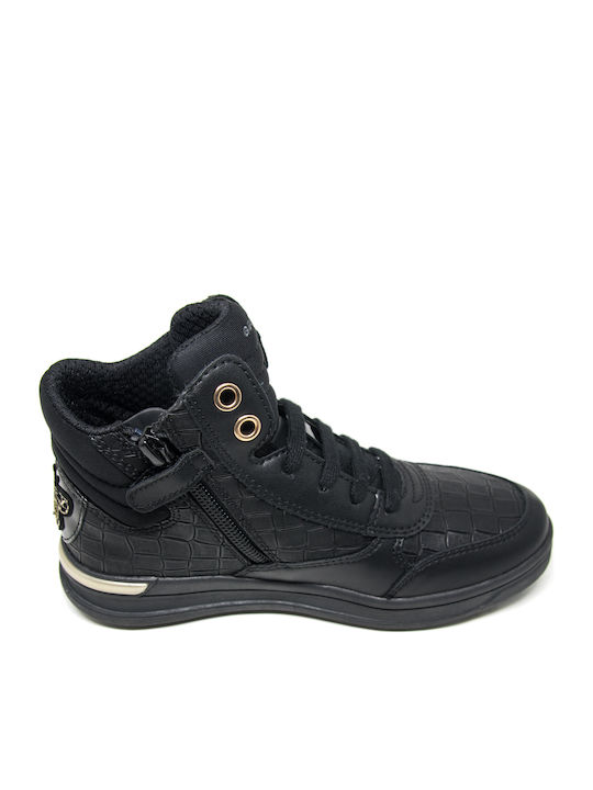 Geox Kids Sneakers High Anatomic Black