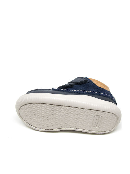 Cloud Tuktu T Kinder Sneakers Hoch Anatomisch mit Klettverschluss Marineblau