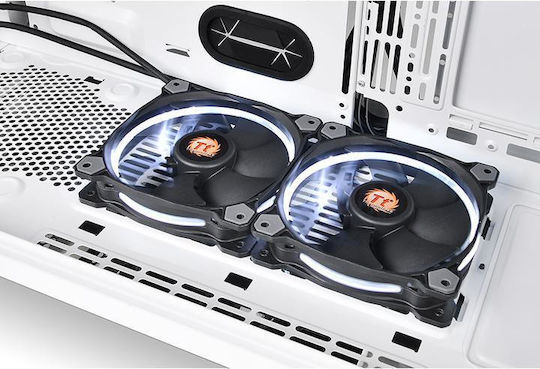 Thermaltake View 71 Tempered Glass Gaming Midi Tower Κουτί Υπολογιστή με Πλαϊνό Παράθυρο Λευκό