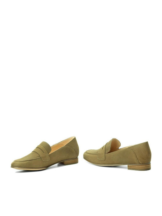 Pure Iris Γυναικεία Slip-On Δερμάτινα Πράσινα