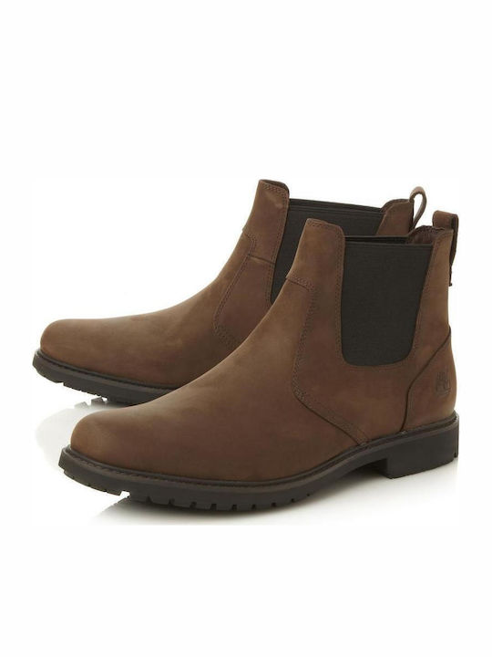 EarthKeeper Stormbuck Leather Brown Chelsea Boots