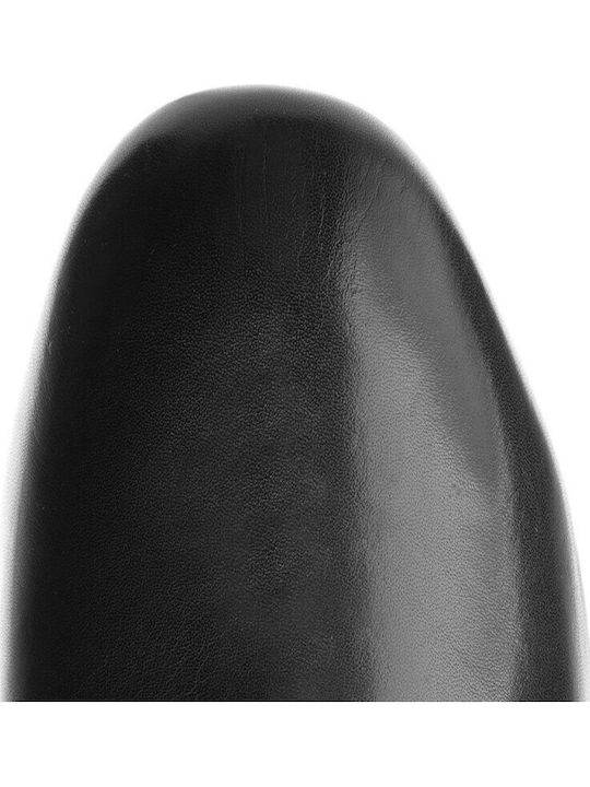 Orabella Leder Damen Chelsea Stiefeletten Schwarz