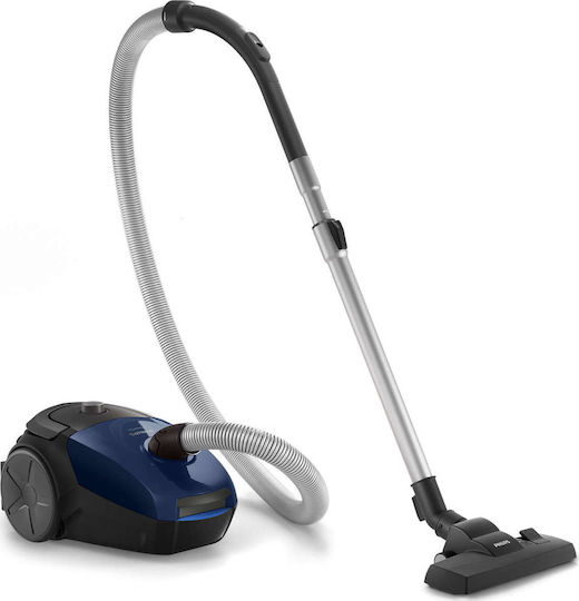 Philips Powergo Staubsauger 750W mit Eingetütet 3lt Blau