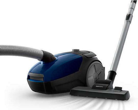 Philips Powergo Staubsauger 750W mit Eingetütet 3lt Blau