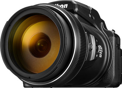 Nikon Coolpix P1000 Compact Aparat Foto 16MP Cu Zoom Optic 125x cu Ecran 3.2" și Rezoluție Video 3840 x 2160 pixeli Negru