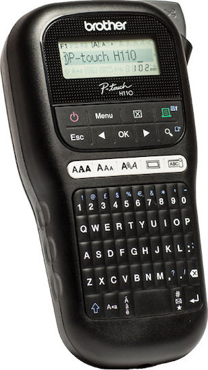 Brother PT-H110 Ηλεκτρονικός Ετικετογράφος Χειρός σε Μαύρο Χρώμα