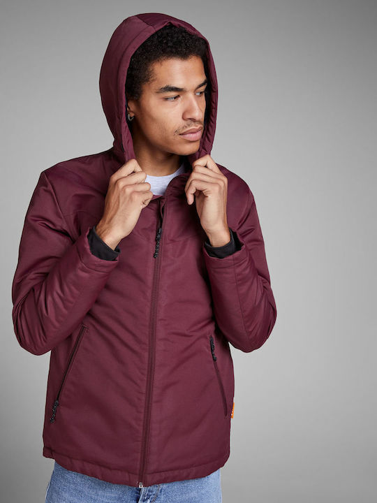 Jacket Bomber Waterproof Burgundy