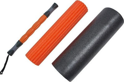 Body Sculpture Roller Yoga Massage 3 In 1 Σετ Foam Rollers Πολύχρωμο 46cm