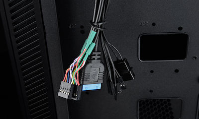 Deepcool Matrexx 55 Gaming Midi Tower Κουτί Υπολογιστή με Πλαϊνό Παράθυρο και RGB Φωτισμό Μαύρο
