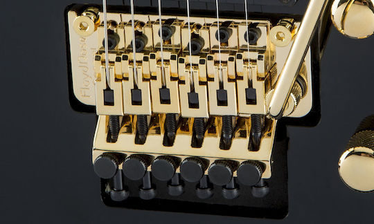 Jackson X Series Rhoads with Yellow Bevels Електрическа Китара Flying V с HH Конфигурация на Пикапите Черно