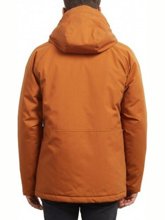 Volcom Renton Winter Men's Winter Parka Jacket Orange