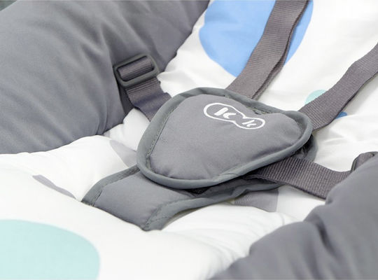 Kinderkraft Ηλεκτρικό Relax Μωρού Minky με Μουσική Mint για Παιδί έως 9kg