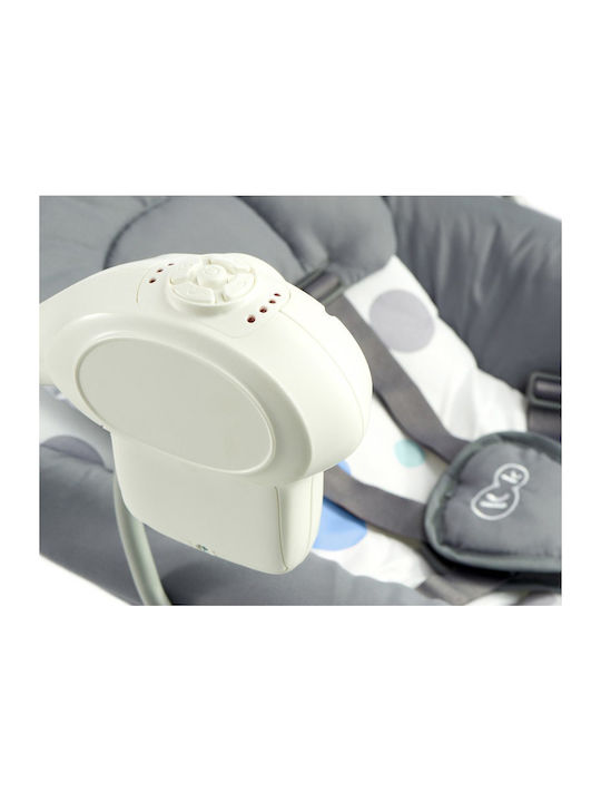 Kinderkraft Elektrisch Baby Relax Minky mit Musik Mint für Kind bis 9kg