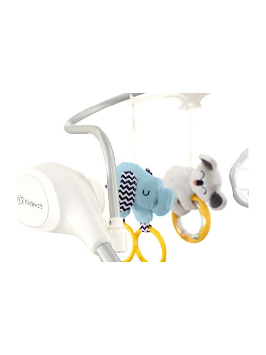 Kinderkraft Elektrisch Baby Relax Minky mit Musik Mint für Kind bis 9kg