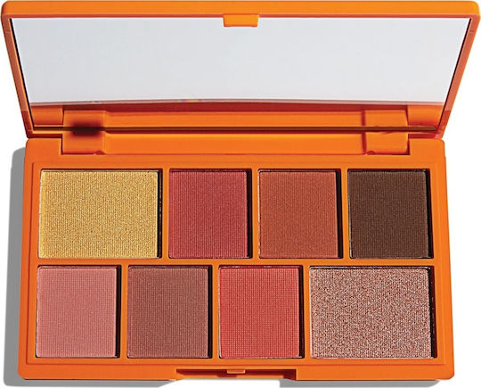 Revolution Beauty Ι Heart Chocolate Mini Eye Shadow Palette in Solid Form Orange 10.2gr