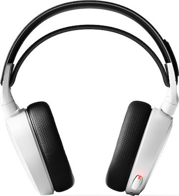 SteelSeries Arctis 7 2019 Edition Wireless Over Ear Gaming Headset with Connection USB White
