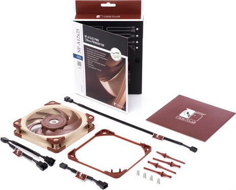 Noctua NF-A12x25 5V Case Fan 120mm (1900rpm / 96.2cfm) Without LED Lighting and 4-Pin PWM Connection Brown