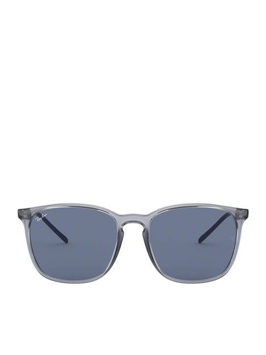 Ray Ban Слънчеви Очила Сиви с Пластмасова Рамка Ray Ban Слънчеви Очила Сиви с Пластмасова Рамка