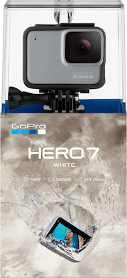 GoPro Hero7 Action Camera Full HD (1080p) Υποβρύχια με WiFi Λευκή με Οθόνη 2"