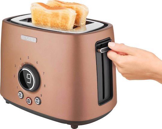Sencor STS6056GD Тостер Двуместна 1000W Меден