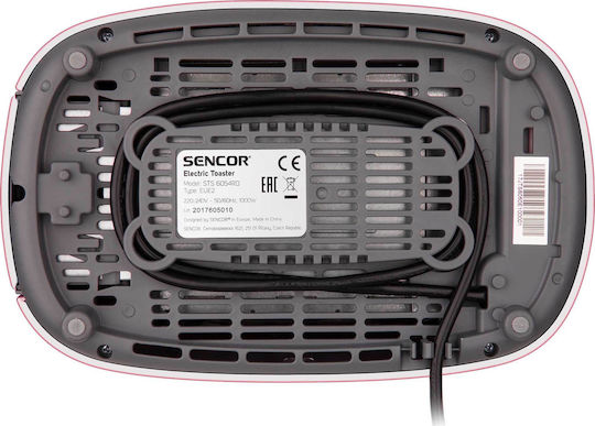 Sencor STS6054RD STS 6054RD Toaster 2 Slots 1000W Pink