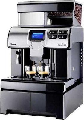 Saeco Aulika Office Evo Automatic Espresso Machine 1300W Pressure 15bar for Cappuccino with Grinder Black