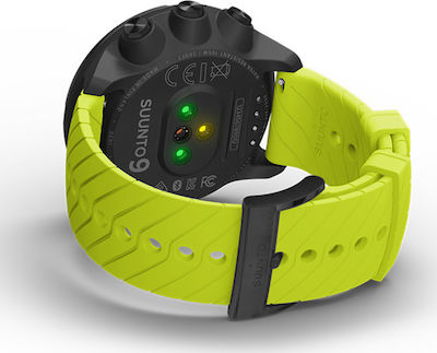 Suunto 9 50mm Smartwatch mit Pulsmesser (Lime)