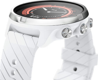 Suunto 9 50mm Smartwatch mit Pulsmesser (Weiß)