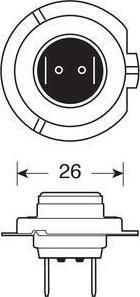 Lampa Lamps Car H7 Halogen 24V 70W 1pcs 98214