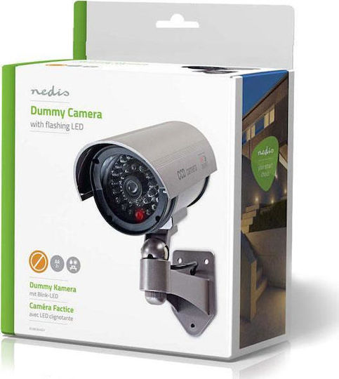 Nedis Dummy Surveillance Bullet Camera Silver