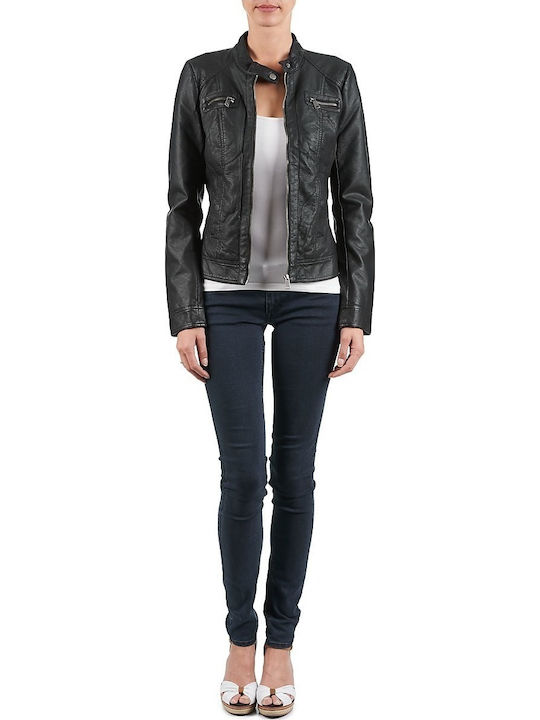 Bandit Γυναικείο Biker Jacket Μαύρο