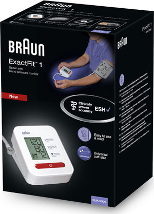 Braun ExactFit 1 Electronical Blood Pressure Monitor Arm BUA5000
