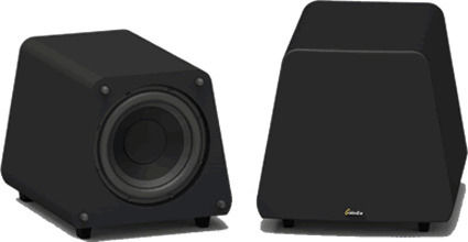 GoldenEar ForceField 4 Active Subwoofer with Speaker 10" 1200W Black
