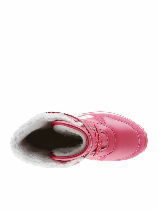 Jogger Ghete de Zăpadă Copii cu Șireturi Fuchsia