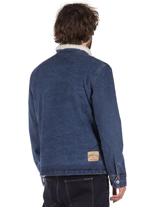 Emerson Herrenjeans Winter Jacke Marineblau