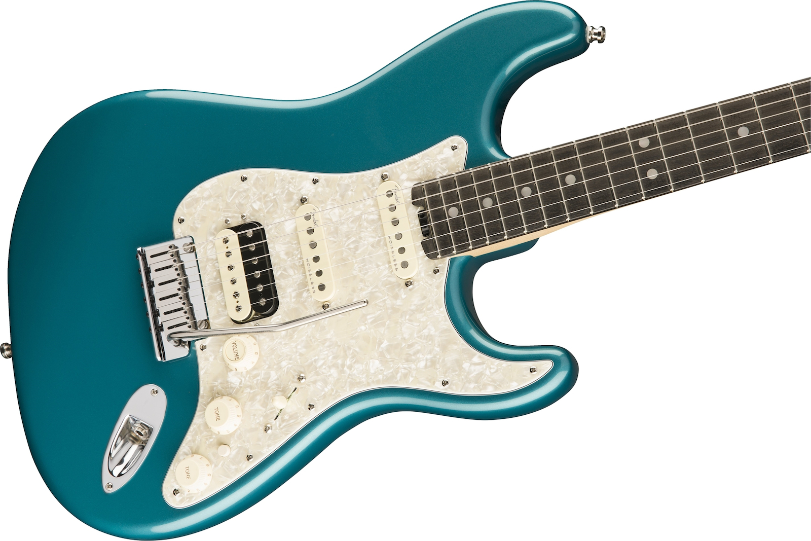 Fender American Elite Stratocaster HSS Shawbucker Ocean Turquoise